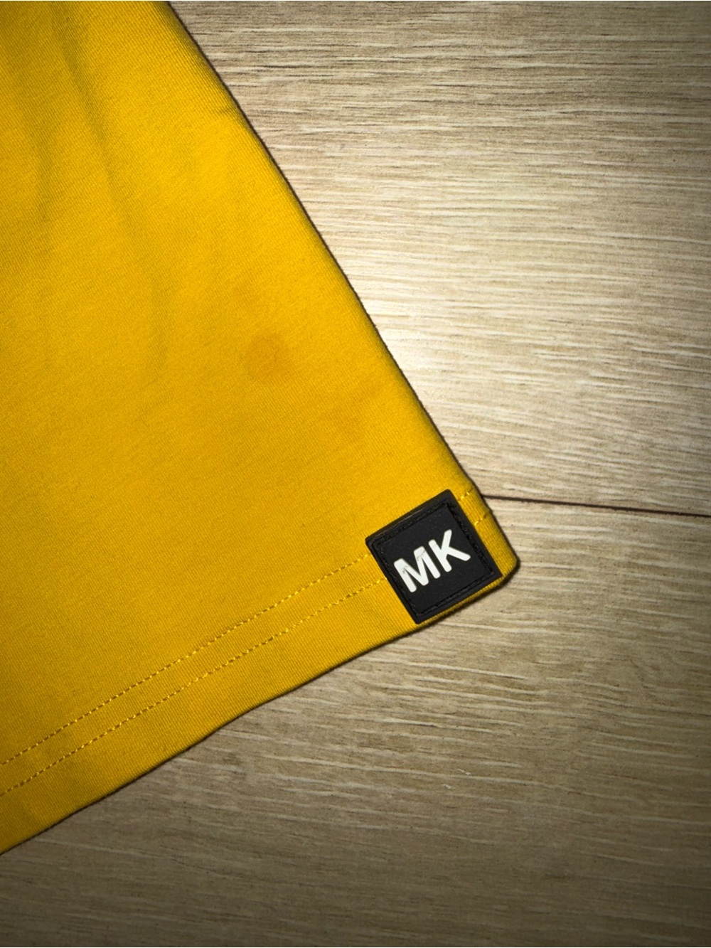 Makobi Jeans Black & Yellow Two-Tone "Go Harder" Tom and Jerry Embroidered Tee - Picture 3 of 7